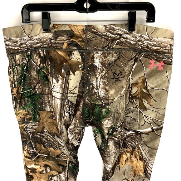 Under Armour ColdGear Camo Leggings Pants Infrared - Picture 8 of 8